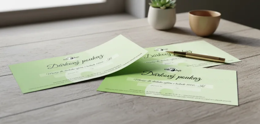 Dárkové poukazy na masáž Frýdek-Místek